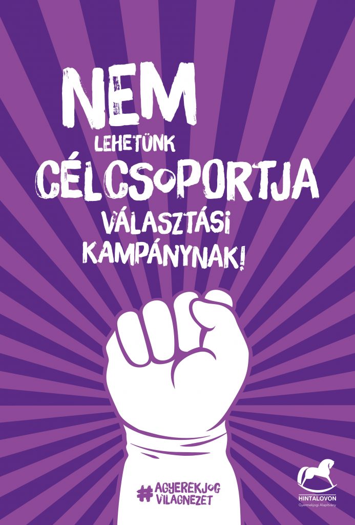 18 év alatti személy = gyerek. Ne velük kampányoljatok!