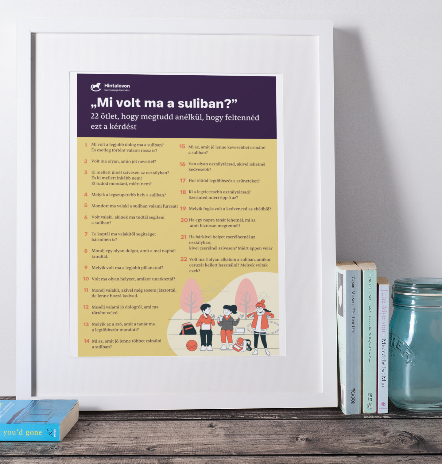 Mi volt ma a suliban? 22 ötlet, hogy megtudd anélkül, hogy feltennéd ezt a kérdést