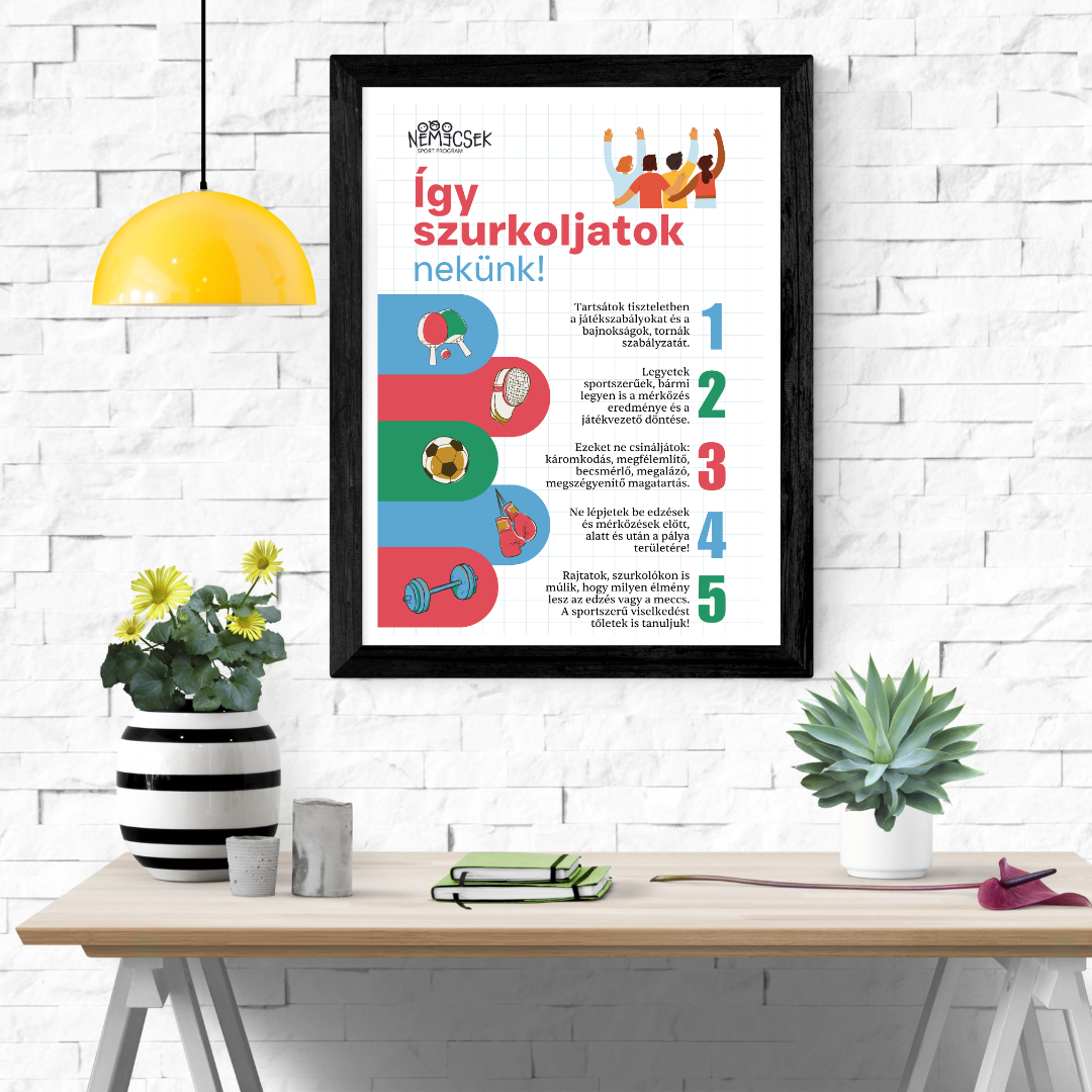 Így szurkoljatok nekünk! - plakát